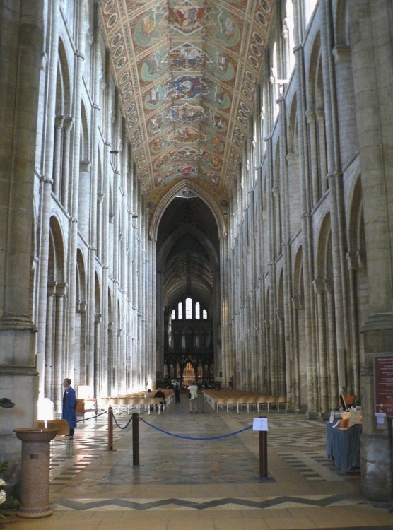 The nave of Ely Cathedral