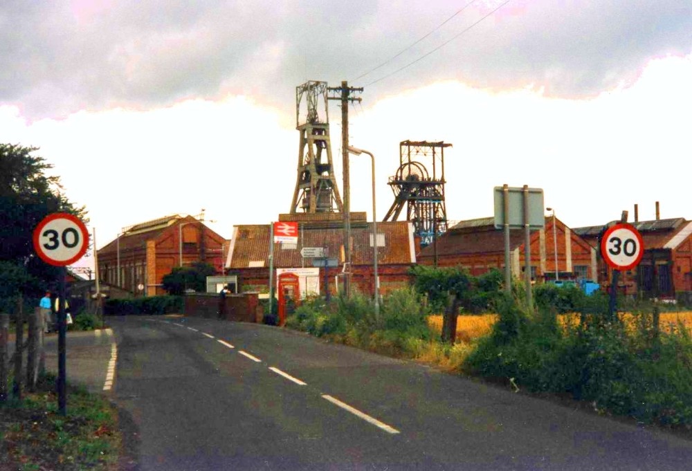 Photograph of Snowdown Pit. Kent. Taken July 1987