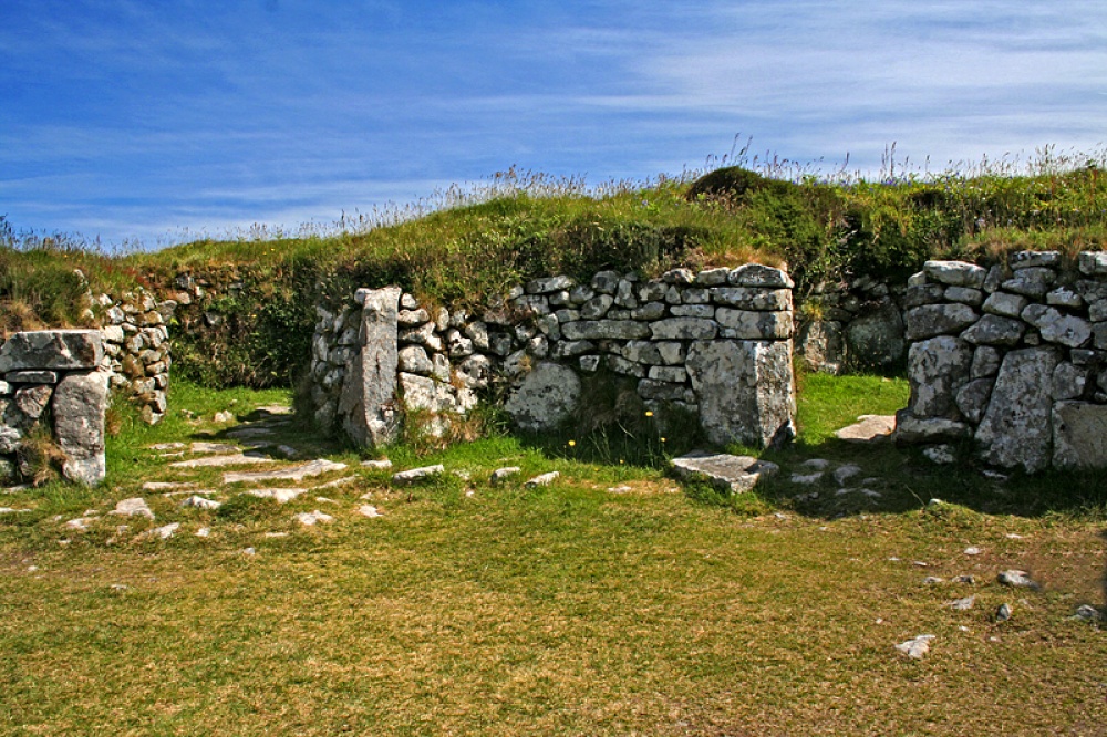 Chysauster Ancient Village in Cornwall