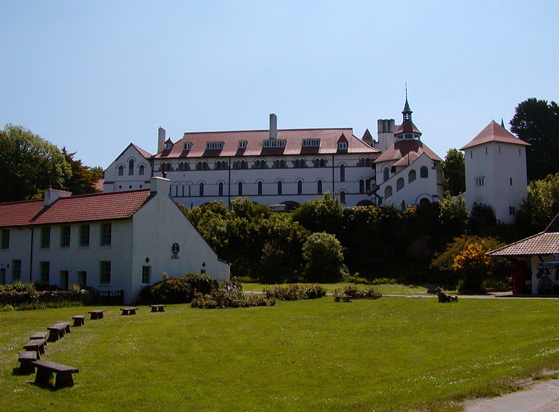 Caldey Island Abbey in South Wales