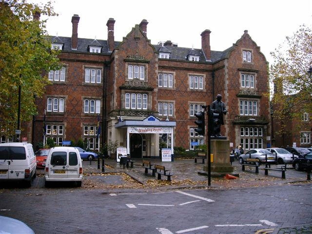 Photograph of Stafford Hotel across from the train station in Stoke-on-Trent.