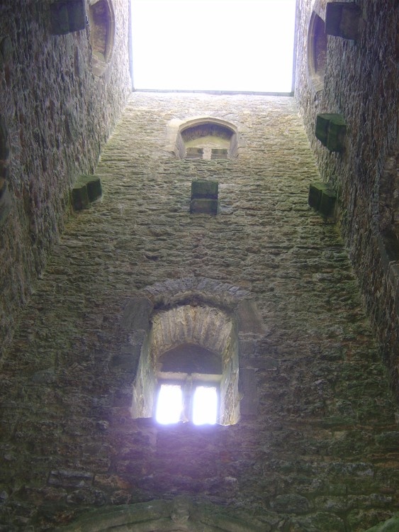 inside the tor of Glastonbury.