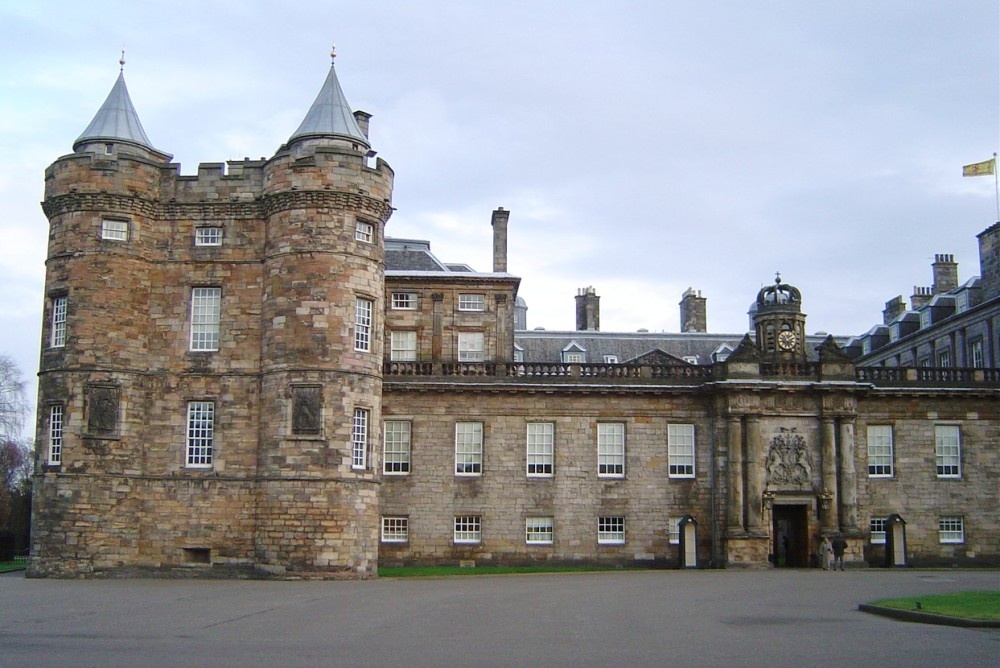 The Royal Palace of Holyroodhouse, Edinburgh.