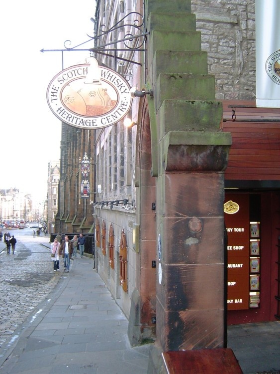 The Scotch Whisky Centre, on the Royal Mile, Edinburgh.