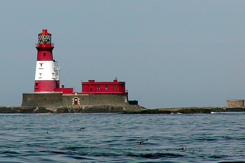 Longstone Lighthouse on the Farne Islands in Northumberland