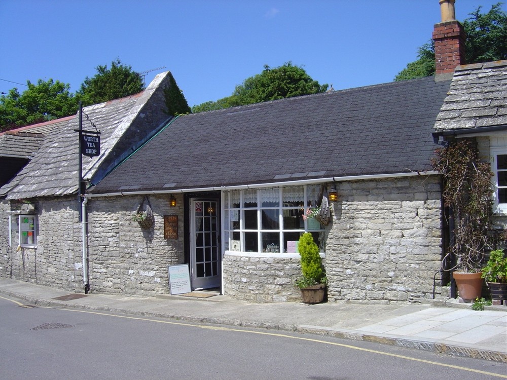 Tearoom in Worth Matravers, a small village in Dorset