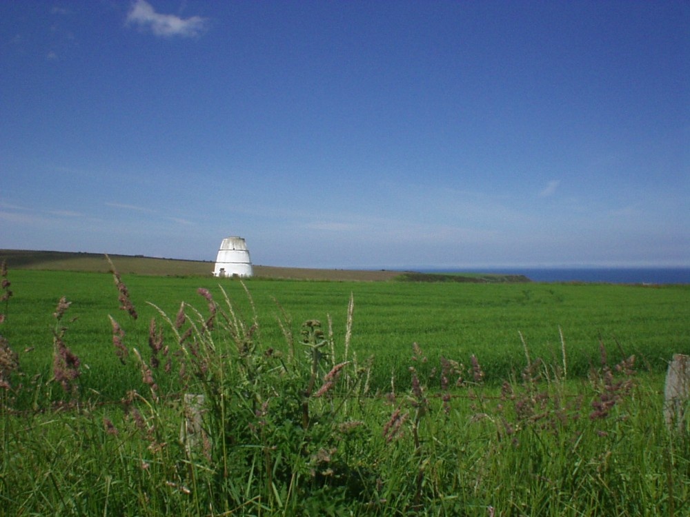 This is The Doocot on the way to Findlater Castle, Still pigeons about.