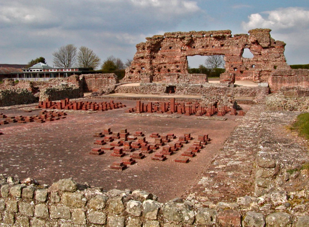 "Wroxeter Roman City (Viriconium) in Shropshire" by Tony Winfield at
