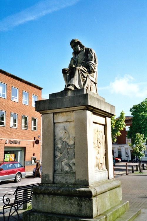 Lichfield - Market Square, Dr Johnson Statue