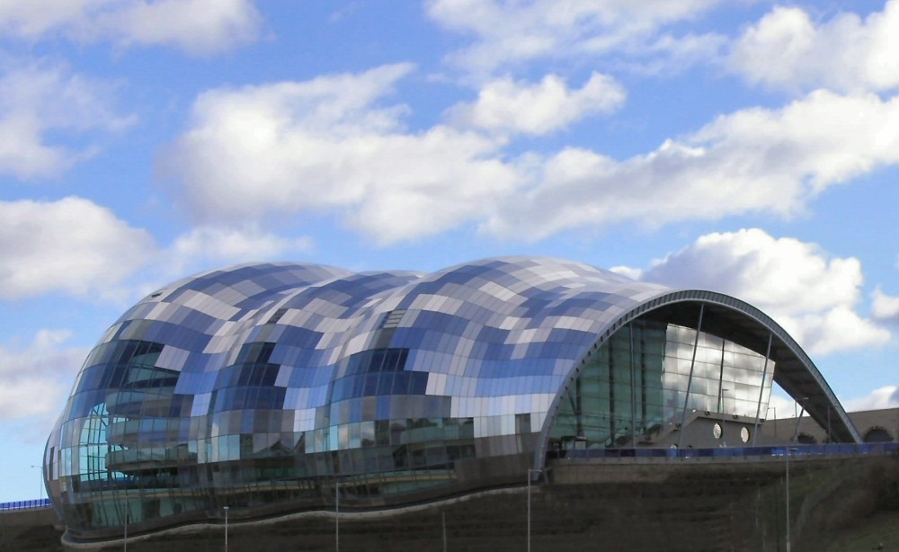 The Sage Theatre on the Gateshead side of the river Tyne, Newcastle upon Tyne