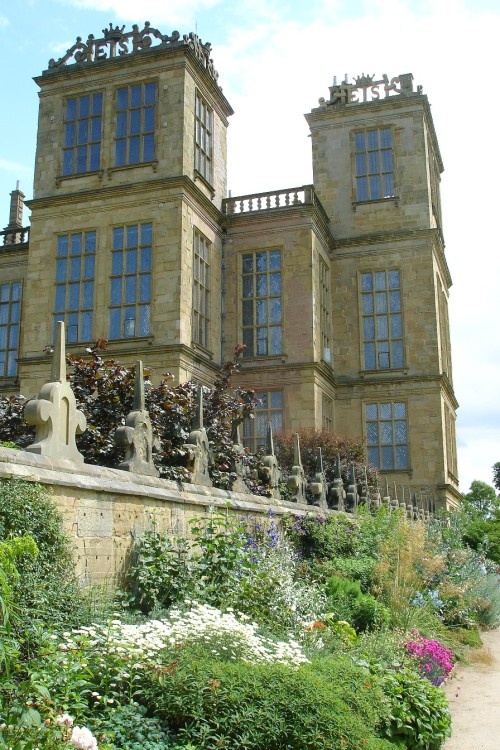 View from the garden, Hardwick Hall, Derbyshire