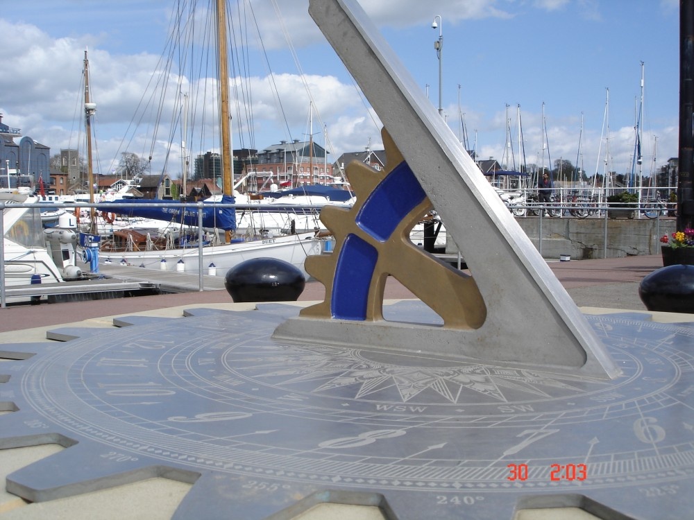 Sun Dial at the Docks...