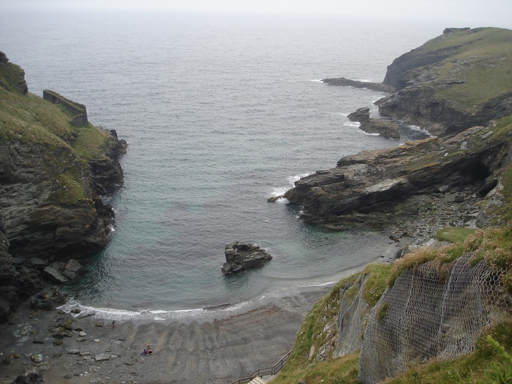 The Beach, Tintagel, Cornwall.