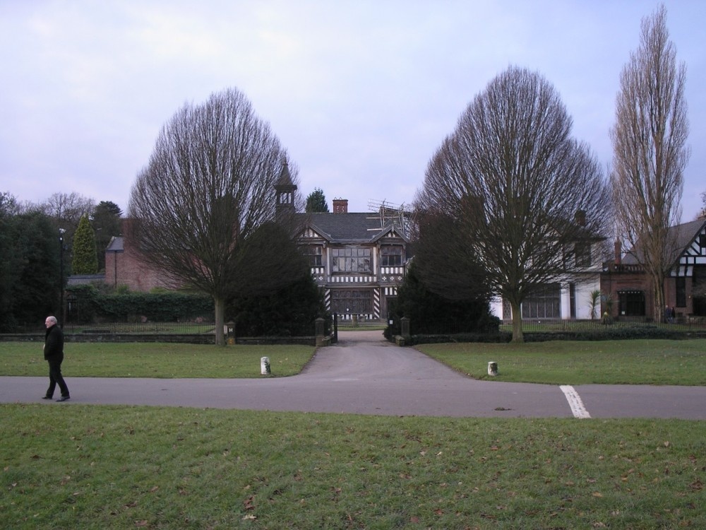 Wythenshawe Hall in Wythenshawe Park, Greater Manchester photo by Janet Naylor