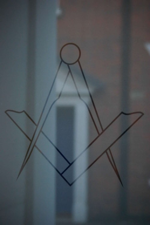 Detail of Freemasons Lodge, Church Street, Saffron Walden, Essex