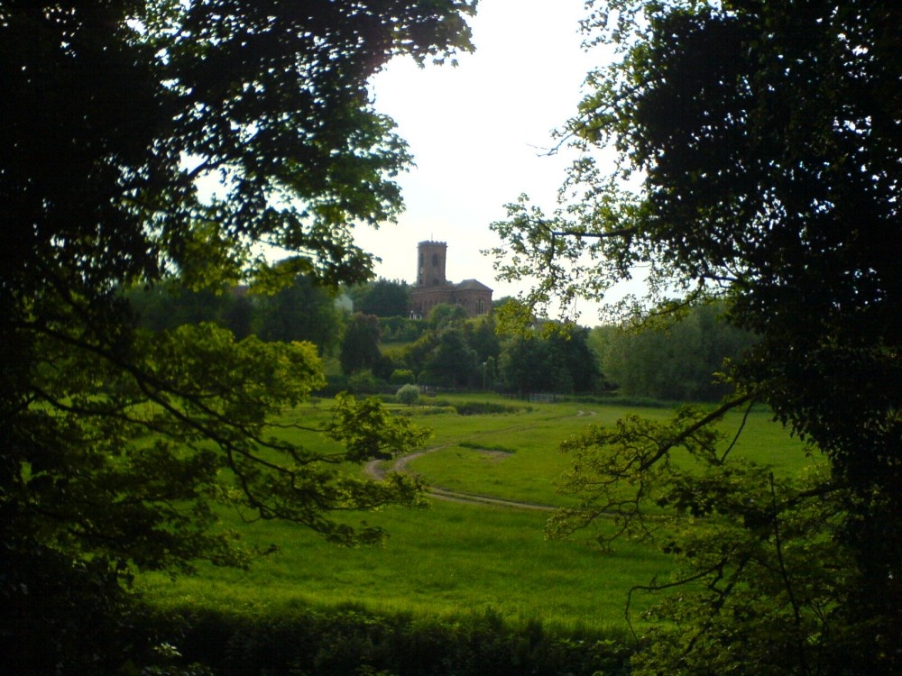 Wolverley Church, Wolverley, near Kidderminster (taken from the Canal)
