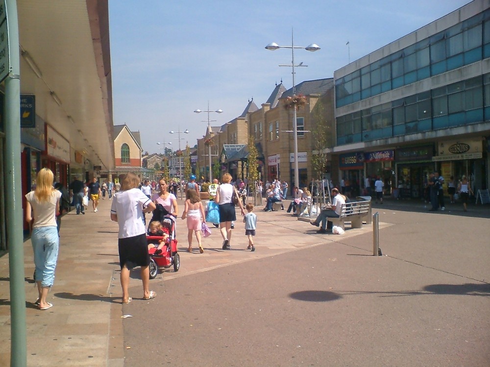 Broadway, Accringtons main shopping area