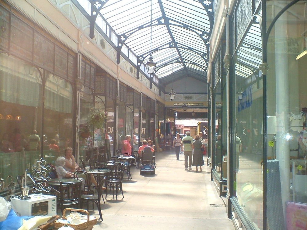 The Victorian shopping arcade in Warner St