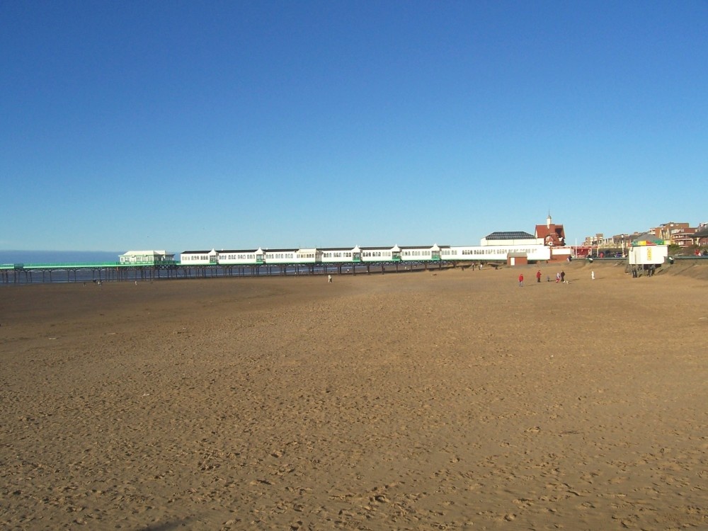 Pier at Lytham St Anne's, Lancashire. New Years Day 2006