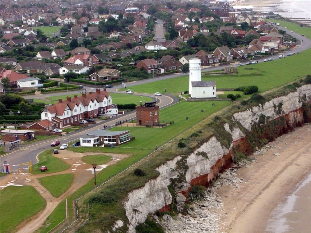Hunstanton, Norfolk. From the air Aug 2004