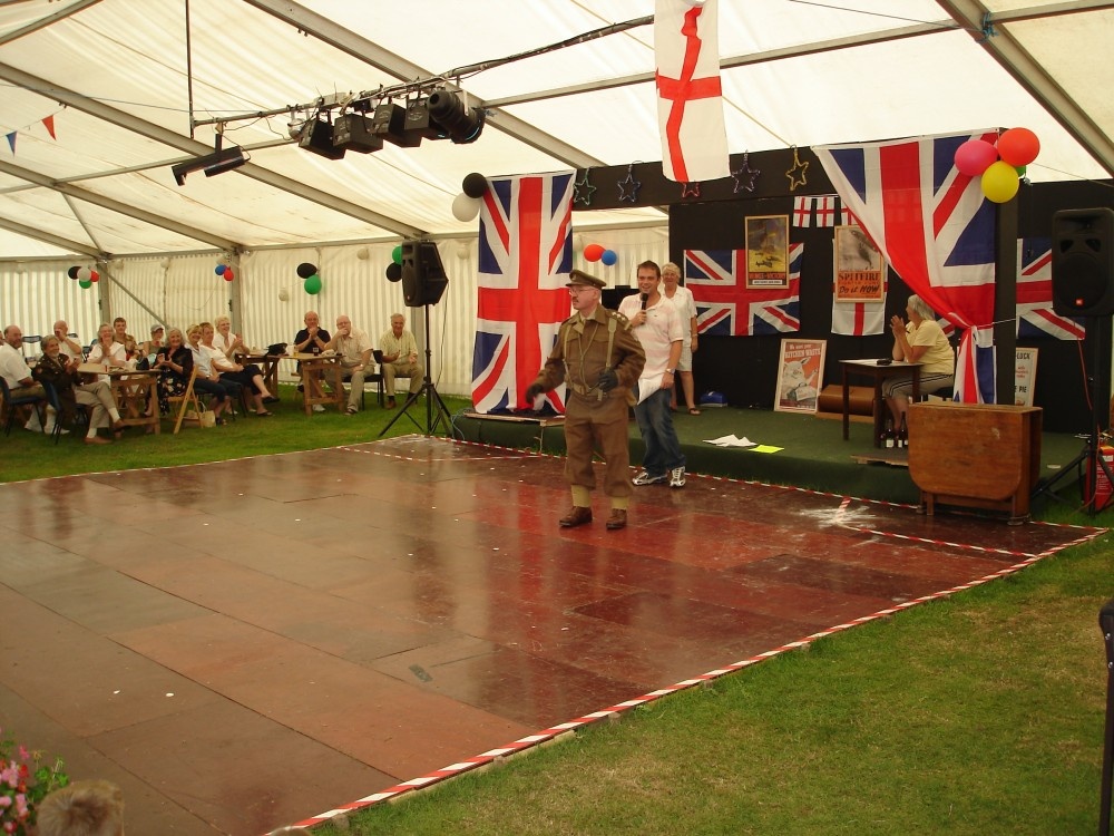 A WW2 Event at Rawcliffe Hall, Out Rawcliffe, Lancashire.,(The 1940's Fashion Parade),.