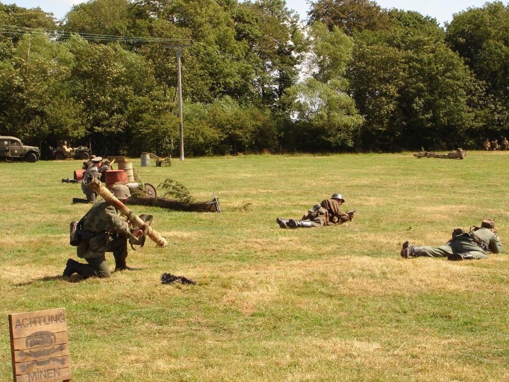 A WW2 Event at Rawcliffe Hall, Out Rawcliffe, Lancashire.,(The Battle Re-enactment),.