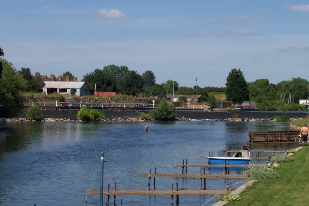 this is Evesham back in july on a summer day