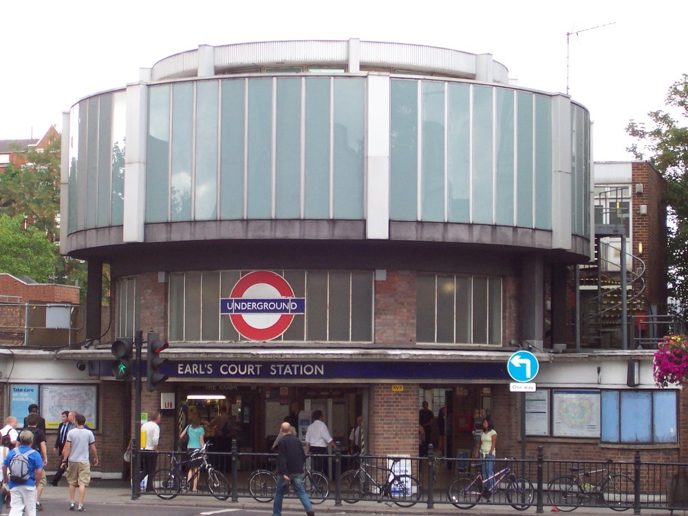 Photograph of Earl`s Court Station (Warwick Road entrance/exit)