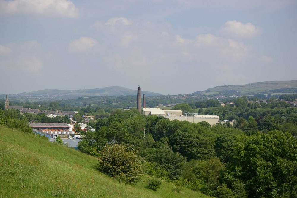 Photograph of Overlooking Paper Mill in Ramsbottom from St.Catherines Way.