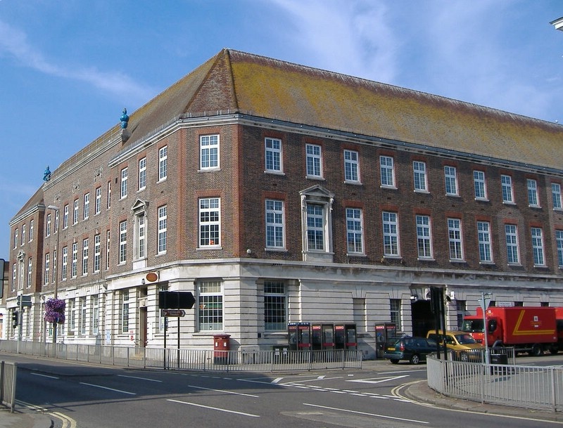 Worthing's Main Post Office & sorting office