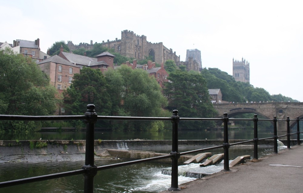 VIEW FROM THE RIVER SIDE @ DURHAM