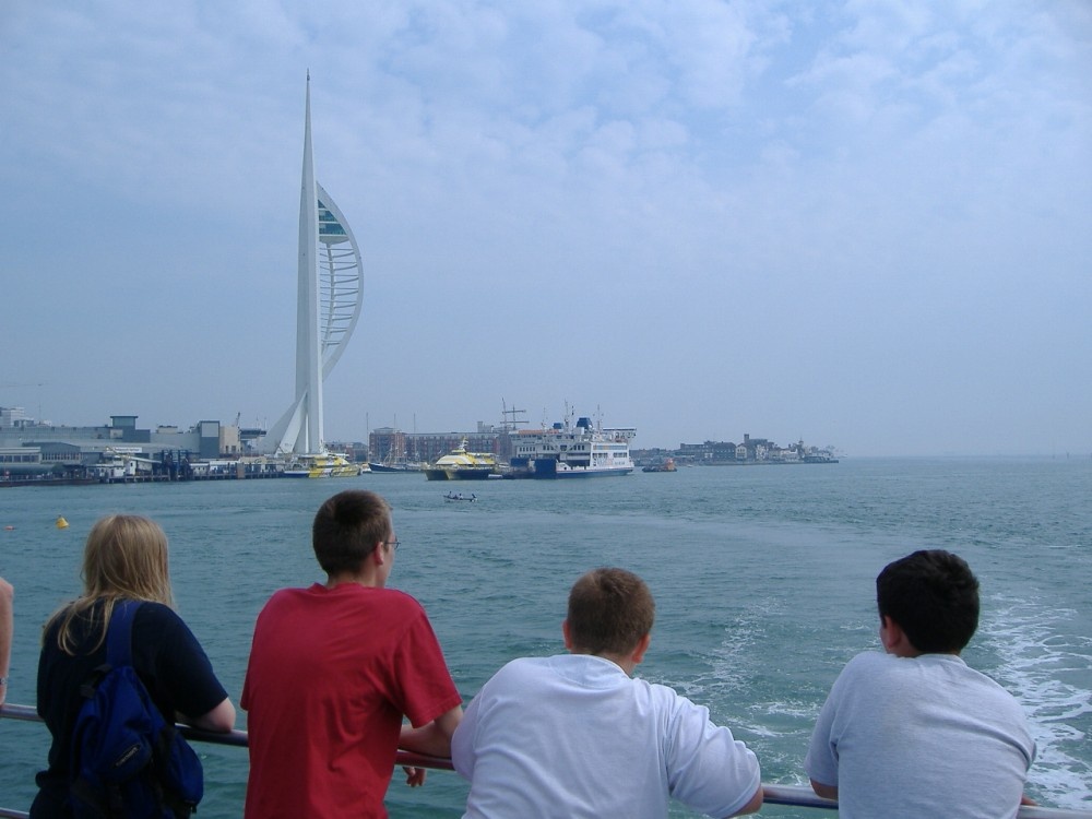 The Spinica tower from Portsmouth Harbour Tour