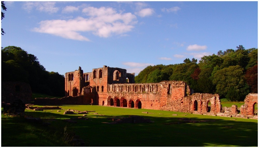 The ruins of Furness Abbey in Barrow in Furness