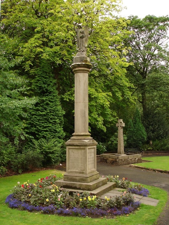 The War Memorial, Uppermill Village, Greater Manchester.