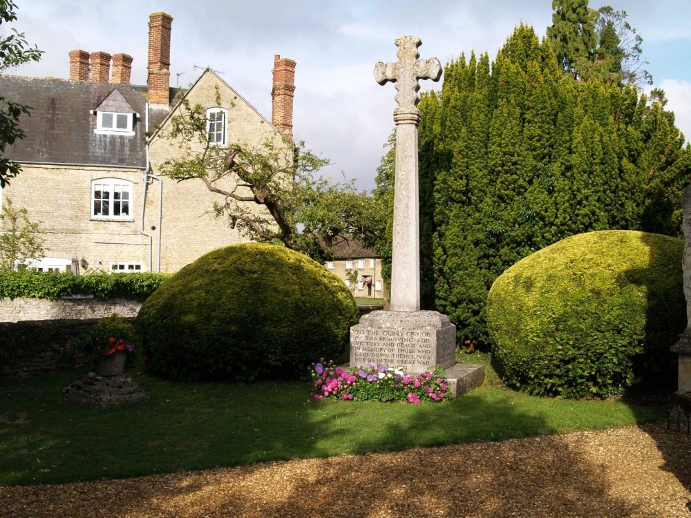 The War Memorial, Stratton Audley, Oxon.
