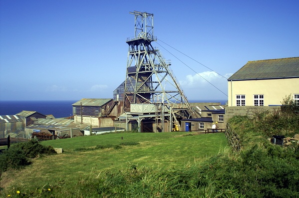 Geevor tin mine near St Just, Cornwall