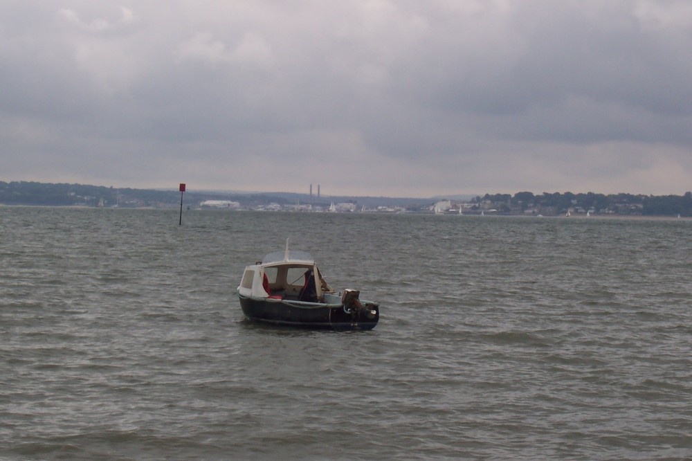 Isle Of Wight from Calshot, Hampshire