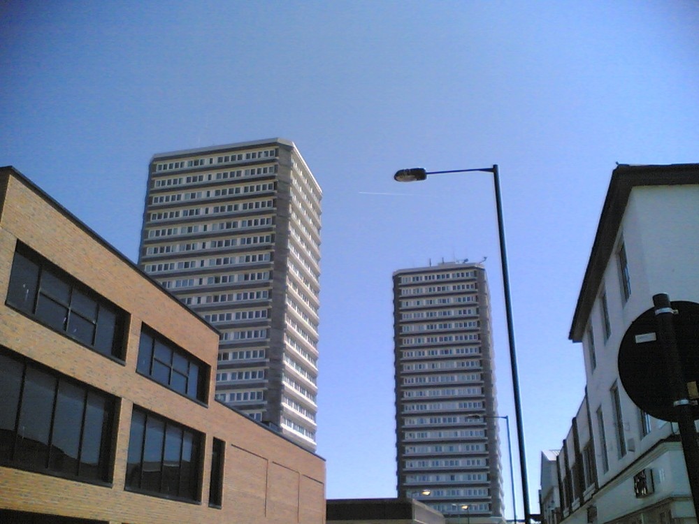 Towering twins of Sunderland, city centre towers