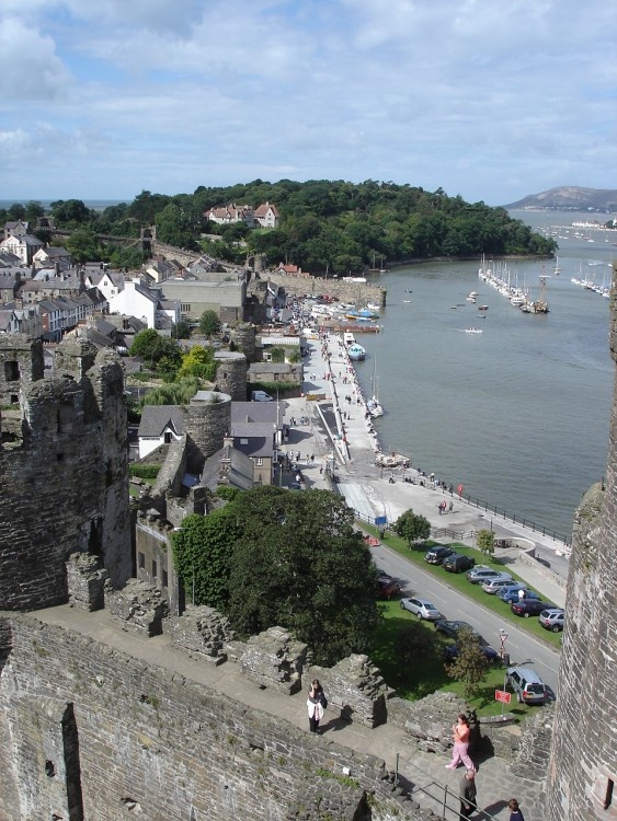 A picture of Conwy, North Wales.