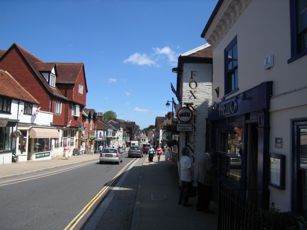 Town of Lyndhurst, New Forest, Hampshire.