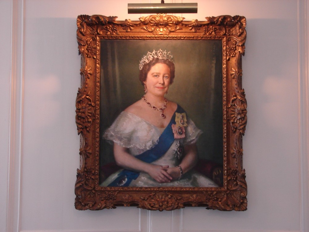 Portrait of HM The Queen Mother. Walmer Castle.