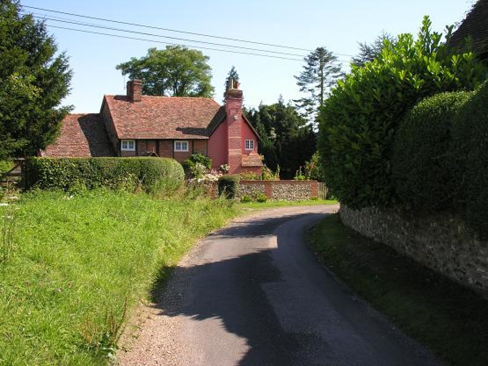Photograph of Cottage in Nettlebed, seen in 'Midsomer Murders' detective series