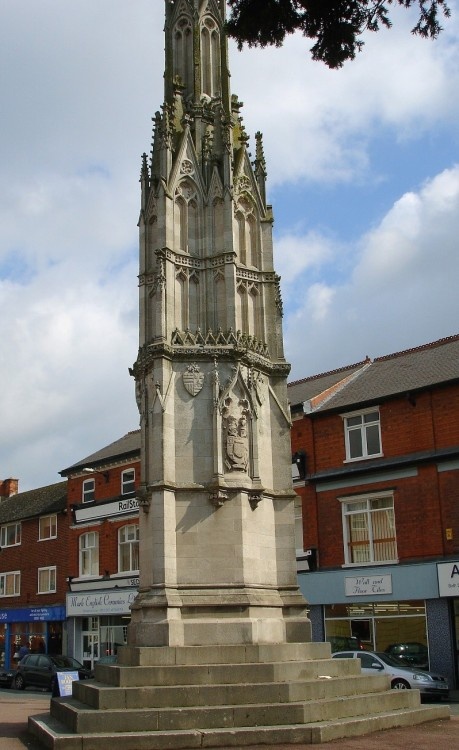An unusual 19th century memorial at Ashby de la Zouch, Leicestershire.