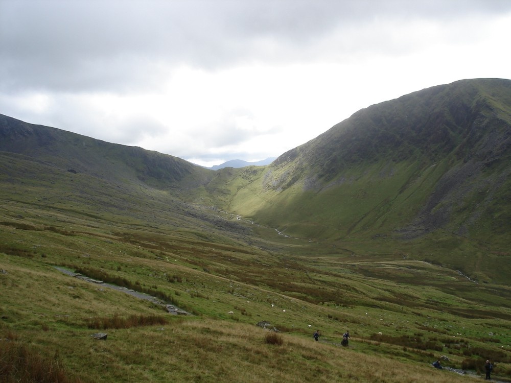 On the way to the Summit of Mount Snowdon, Llanberis, North Wales.