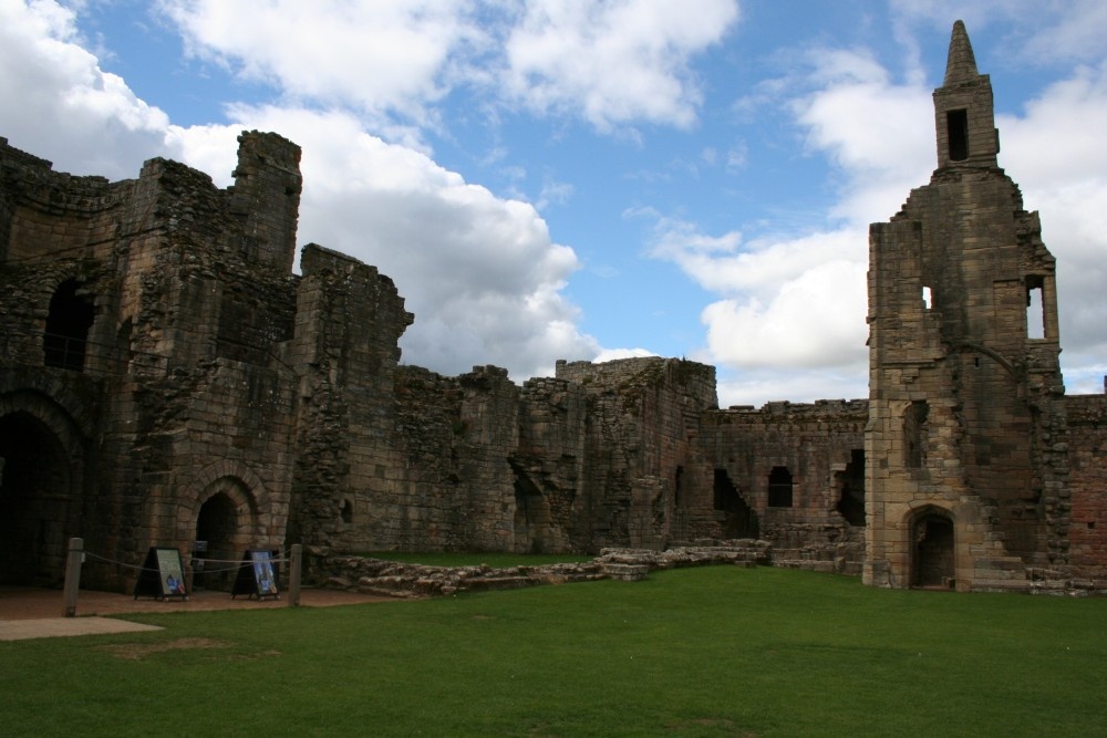 The Courtyard Warkworth Castle, Warkworth      Northumberland