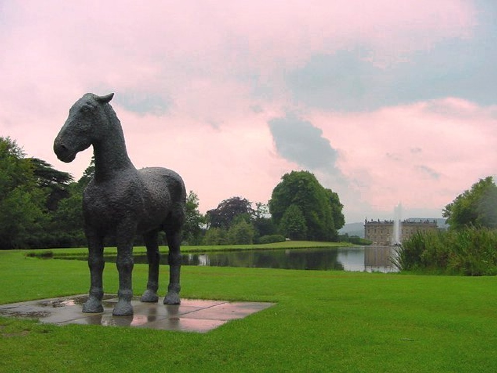 Statue at Chatsworth Park, Derbyshire