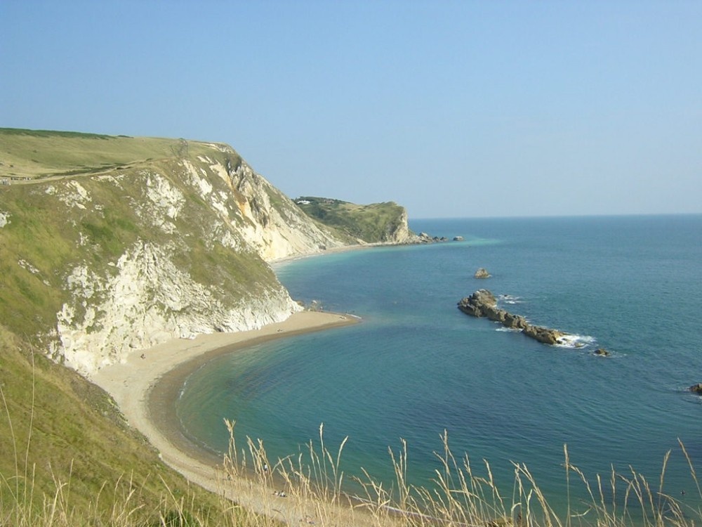 Dorset coast close to Durdle Door. Summer 2005