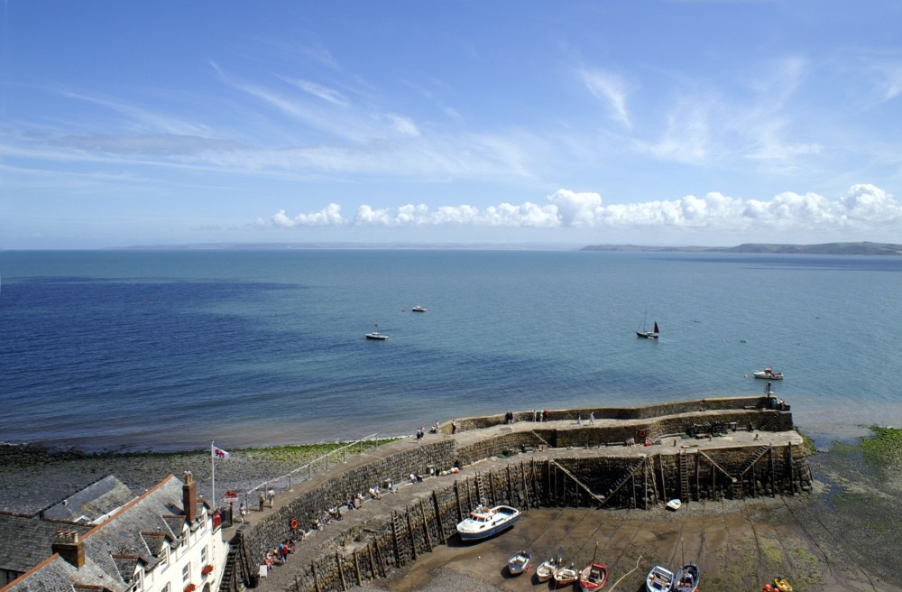 Clovelly Harbour, Devon. july 2006