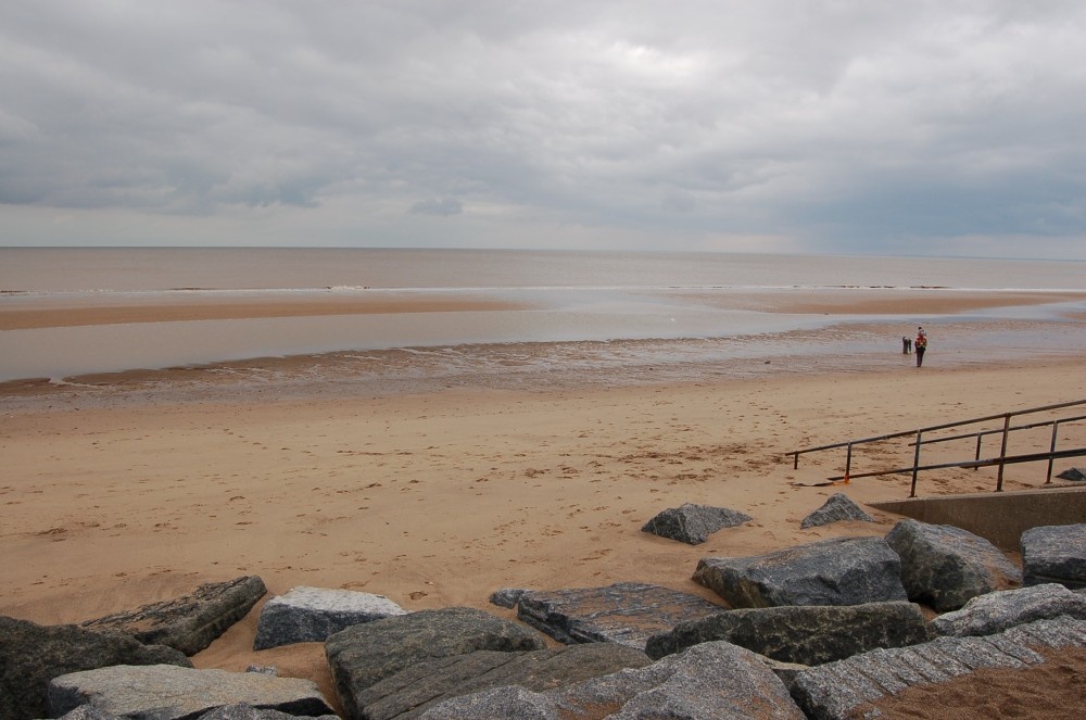 Skegness Beach on a spring morning