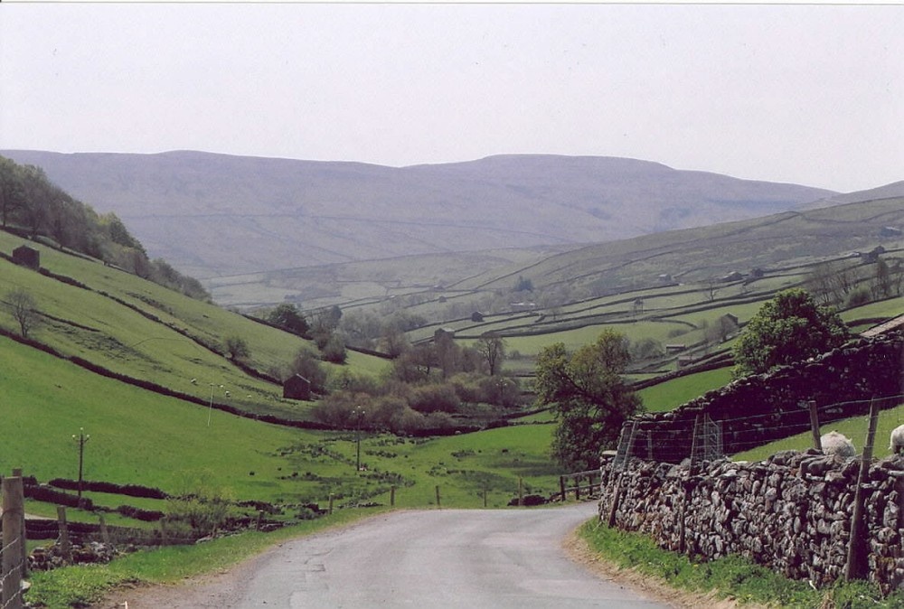 View to the south taken in upper swaledale near Keld, North Yorkshire